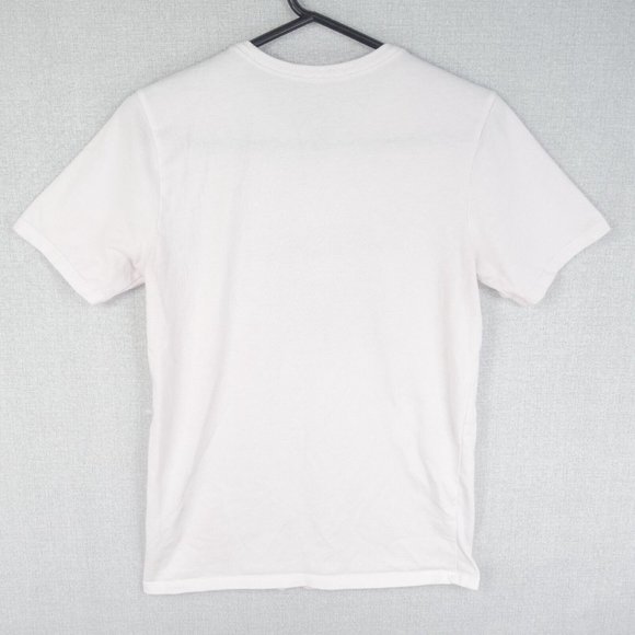 Nike Tee T-Shirt Womens Small White Short Sleeve Crew Neck Logo Dri Fit Athletic - Picture 4 of 10